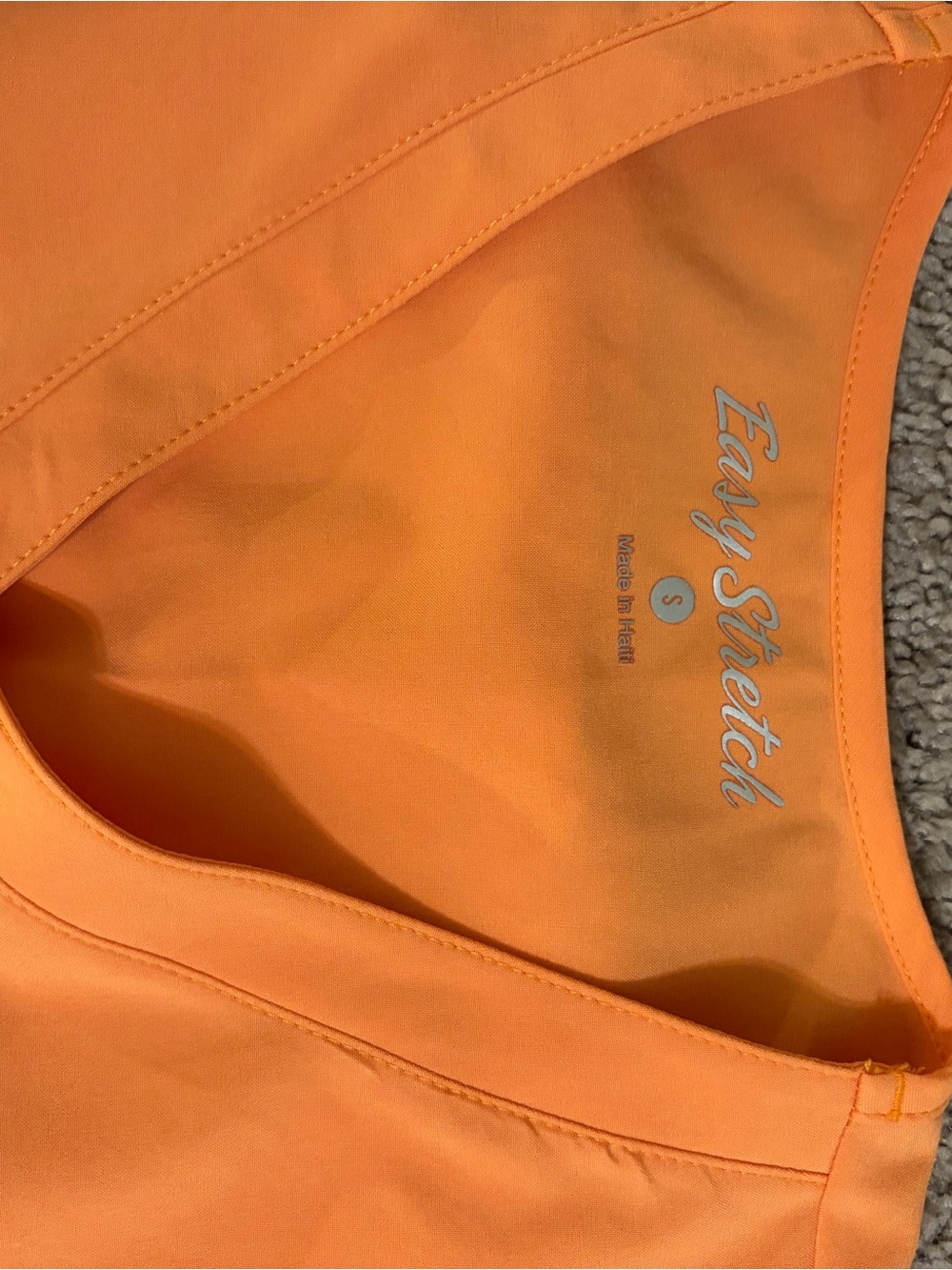 Easy Stretch Orange Scrub Set - Picture 2 of 6